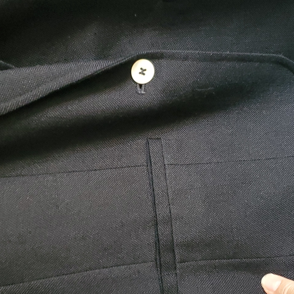 RARE Evan-Picone Vintage Black Linen Pants Suit Size 8 - Picture 3 of 16